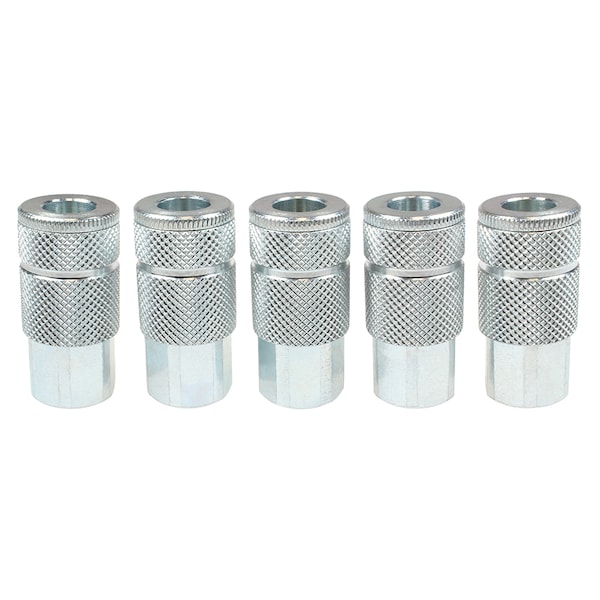 Coilhose Pneumatics 1/4" Automotive Steel Coupler 1/4" FPT PK5 160S-T5 - main